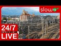  4k live trainspotting on prague main station  247 live