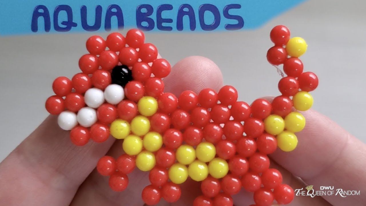 Creating A DINOSAUR Using Aqua Beads🦖 