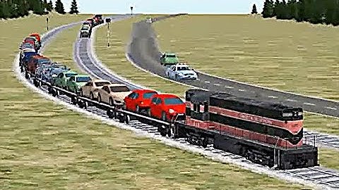 Train Sim - Mountain Pass Using ALCO Century 420 - Simulasi Kereta Api