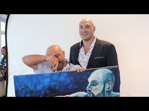 boxing news 24/7 co.uk 'YOU LOOK LIKE YOU NEED IT' - TYSON FURY SHOWS HIS SENSITIVE SIDE AS HE CONSOLES VERY EMOTIONAL FAN