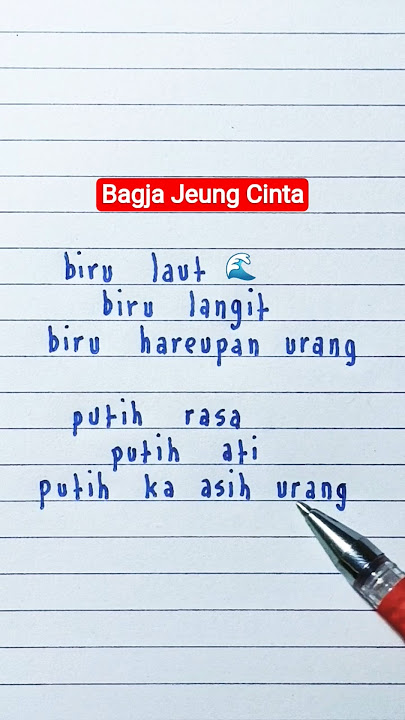 Lirik Sunda yang Bikin Tenang 🩵✨ ‘Bagja Jeung Cinta’ 🎶 Doel Sumbang