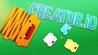 GIANT TIGER CREATUR eats ALL of the OTHER CREATURS! - Amazing new IO Game - Creatur.io