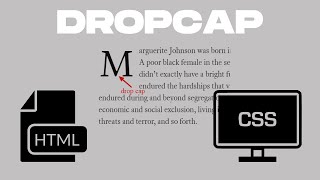HTML CSS Dropcap Slow Mo