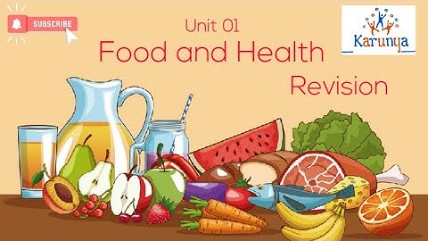 II STD EVS Term II Unit 01 Food and Health Revision.