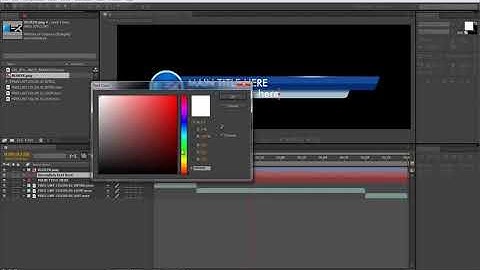 Free Lower Third Template Tutorial for After Effects