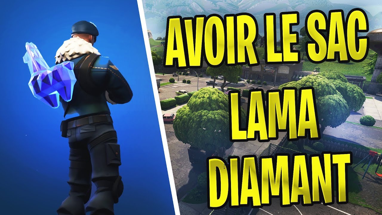 sac a dos fortnite lama