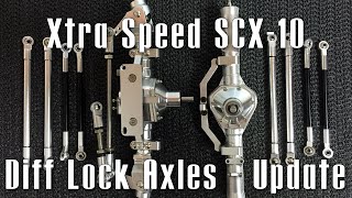 Xtra Speed Diff Lock SCX-10 Axles - Update