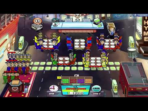 Diner Dash 5: BOOM! Walkthrough - Level #25 - Thyme Square - Librarians