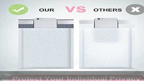 UCGOU Bubble Mailers 8.5x12 Inch White 25 Pack Poly Padded Envelopes #2 Medium Mailing Opaque Packa