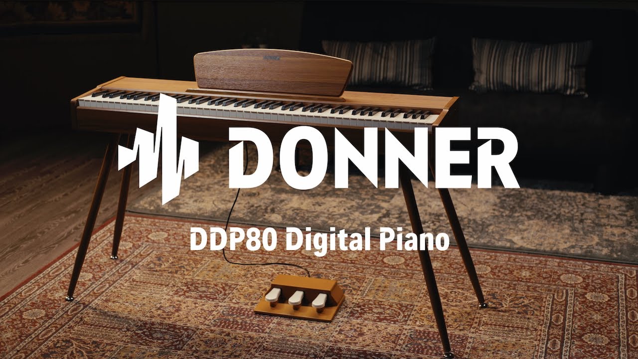 Donner DDP-80 PLUS Digital Piano 88 Key Weighted Keyboard, Home
