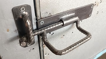 Chốt cửa tự chế độc đáo #16. Unique homemade door latch #16.