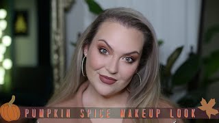 HOW TO: PUMPKIN SPICE FALL MAKEUP TUTORIAL | GLAM FALL MAKEUP 2022 | CHATTY GRWM | ARTISTIC RELIGION