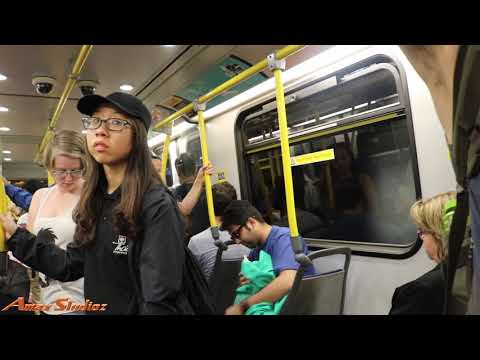 HOW TO GET A SEAT ON THE TRAIN/Subway?
