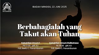 Download Lagu Kebaktian Umum - 22 Juni 2025 - Pdt. Reefo C. Panambunan - Berbahagialah Yang Takut Akan Tuhan MP3 Download Lagu Kebaktian Umum - 22 Juni 2025 - Pdt. Reefo C. Panambunan - Berbahagialah Yang Takut Akan Tuhan MP3