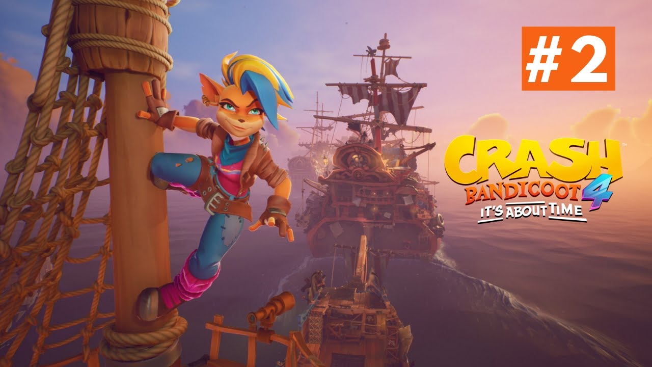 Crash Bandicoot 4: It's About Time - The Salty Wharf & TAWNAAAA! Live Playthrough - Part 2