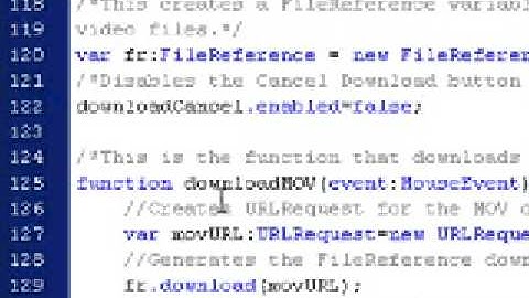Flash CS3 -- Creating a Video Player, using an RSS Feed 2of2