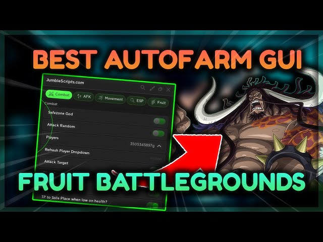Fruit Battlegrounds Script - Autofarms, TP & More(Working)#1