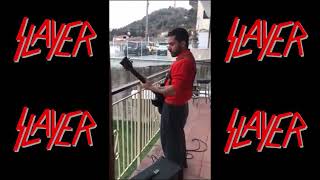 SLAYER Fan Plays &quot;Raining Blood&quot; from Balcony for his Neighbor