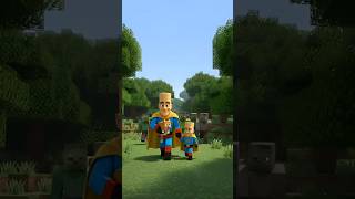 🧟‍♂️🐱 Tung Tung Sahur Superhero Minecraft Dikejar Zombie #youtubeshorts #minecraftshorts #shorts