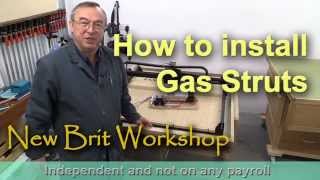How to install gas struts