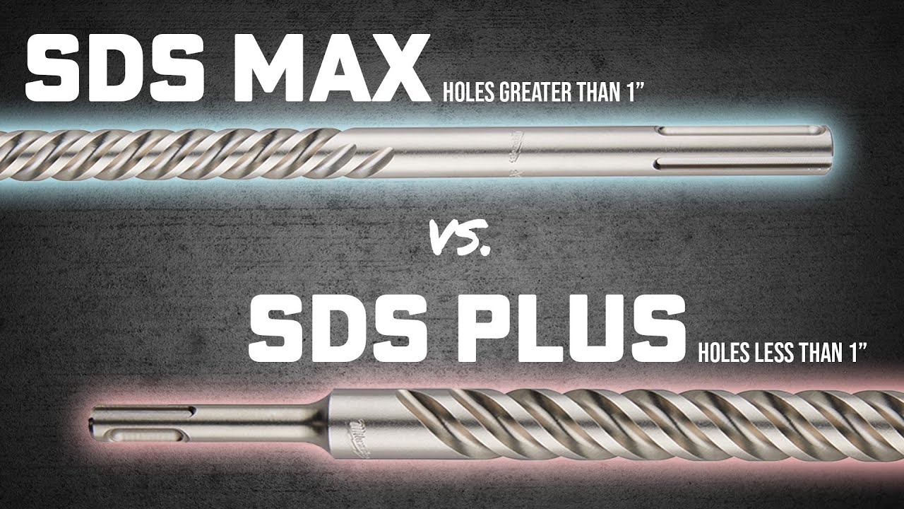 SDS-Plus vs SDS Max Rotary Hammer Drills -- What to Know & How to Choose 