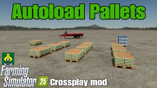 Automatisch laden van pallets / FS25 crossplay-mod