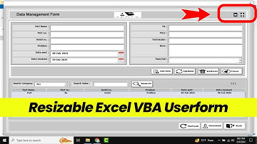 Resizable Excel VBA Userform