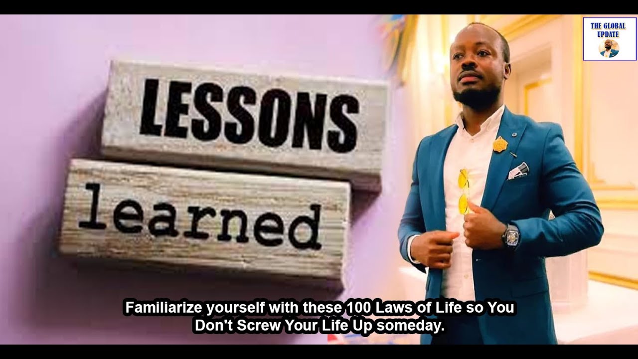 Familiarize yourself with these 100 Laws of Life so You Don't Screw ...