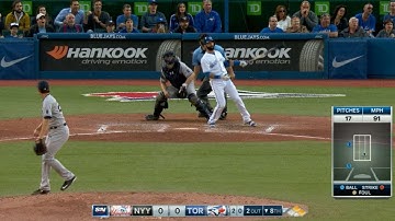 Bautista cranks go-ahead three-run homer