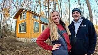 BEAUTIFUL Off Grid Cabin CEILING & recessed lights. We RETURNED!