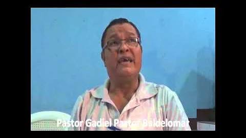 San Isidro - Matagalpa, Pastor Gadiel Pastor Baldelomar