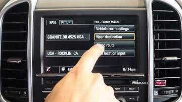 How To Search for a POI While Traveling | Porsche PCM Navigation | 2014 Porsche Models