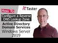 How to Configure a DNS Reverse Looukp Zone - Windows Server 2019