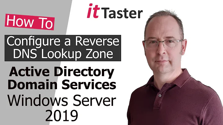 How to Configure a DNS Reverse Looukp Zone - Windows Server 2019