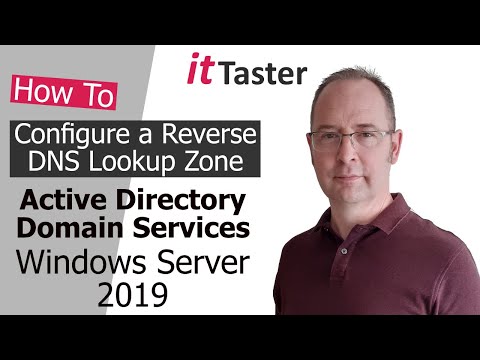 How to Configure a DNS Reverse Looukp Zone - Windows Server 2019