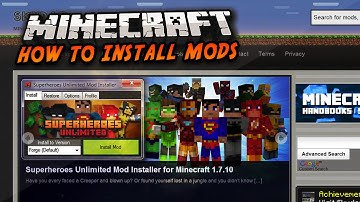 How To Install Mods For Minecraft 1.7.10/1.8/1.8.7