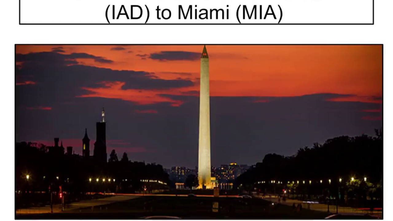 Affordable flights from Washington to Miami at flightsbird YouTube