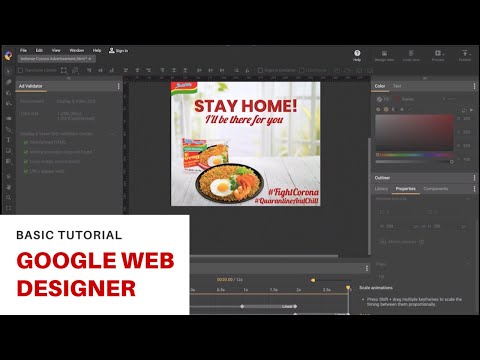 Google Web Designer - What It Is and How to Use (Basic Tutorial)