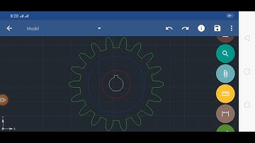 GnaCAD Tutorial Part 8 - [Creating Gear Using Polar Array Command]