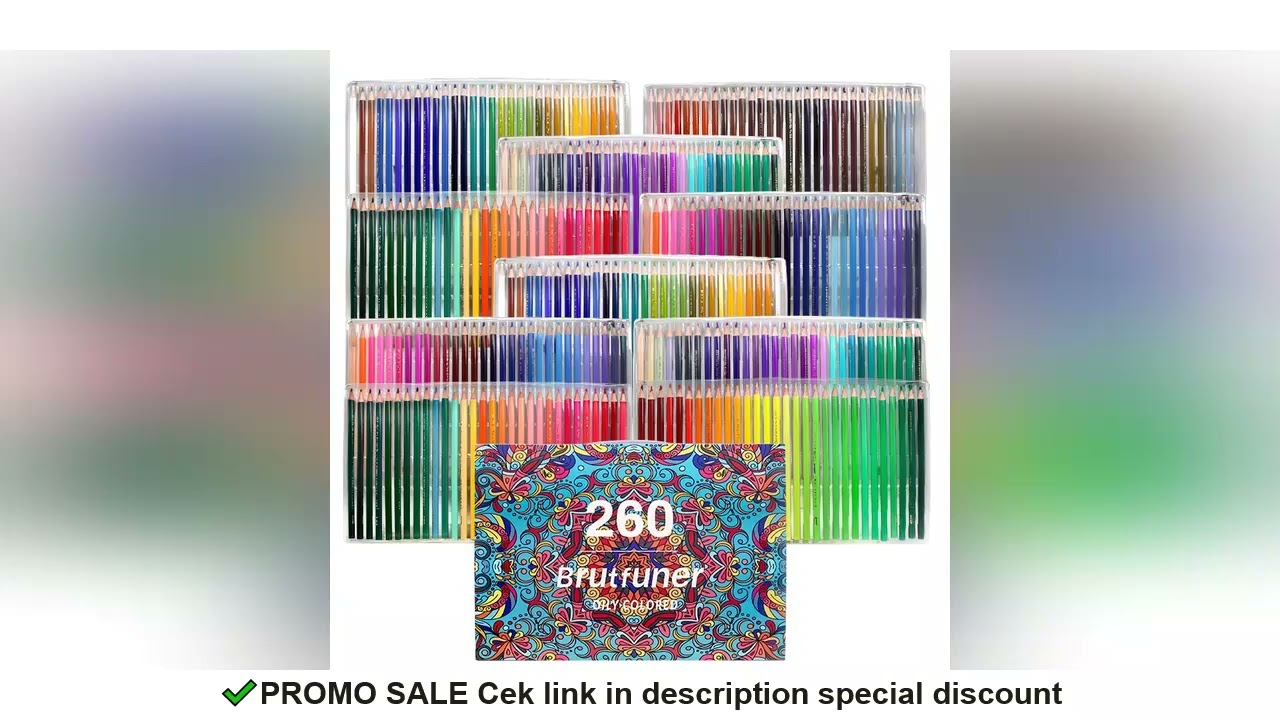 Brutfuner 48/72/120/150/160/180Colors Pencils Professional Oil Wood Soft Watercolor Pencil For Schoo
