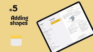 #5 Apple Notes (iPad): Shapes for Beginners