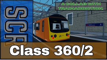 Riding a class 360/2 Airlink train from Stepford Central to Airport Terminal 2.
