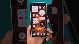 iPhone Liquid Glass Dock Bar on Nothing Phones 😍🔥 #ios26 #shorts #nothingos