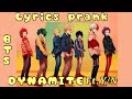 Dynamite-BNHA/MHA lyrics prank ft. Y/N (BTS)