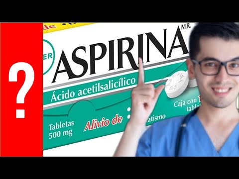 Video: ¿Quiénes son las tabletas de aspirina?