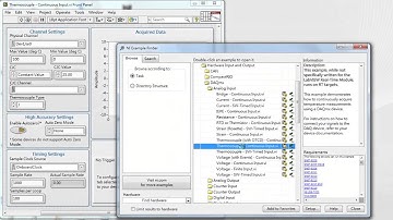 DAQ 小學堂-3：如何 60 秒內使用 LabVIEW 範例完成溫度訊號量測程式