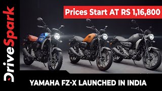 Yamaha FZ-X Launched In India At Rs 1,16,800