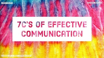 7 C’s of Communication | Journalism & Mass Communication | Rajawat Manisha