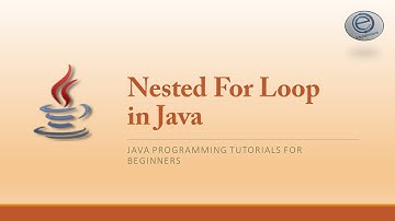 13.5 - Nested For Loop - Java Programming Tutorials 2019 - Urdu/Hindi
