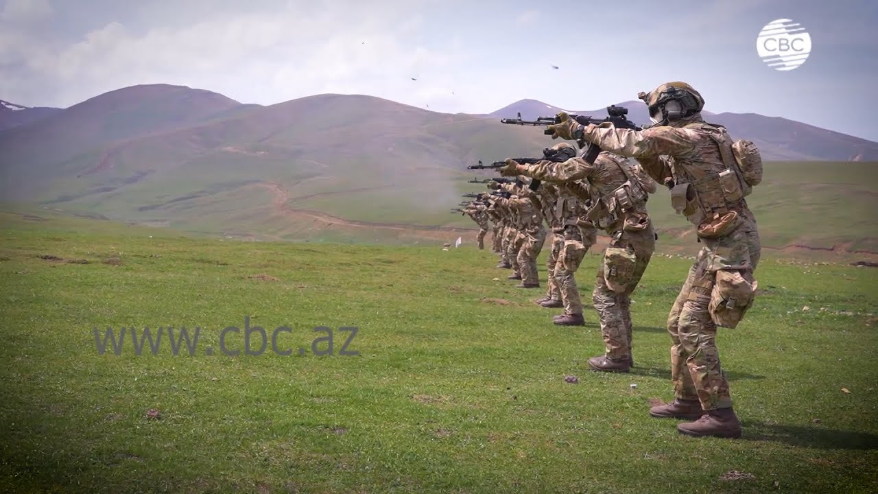 Повышенная боевая готовность подразделения Коммандос Сил специального назначения  Азербайджана